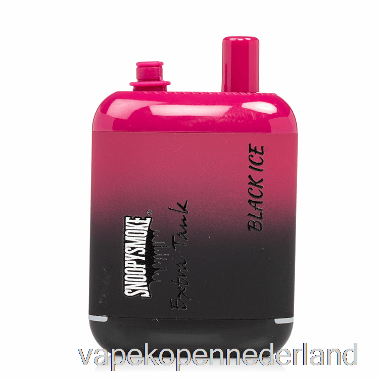 Vape Nederland Snoopy Smoke Extra Tank 2 15000 Wegwerp Zwart Ijs